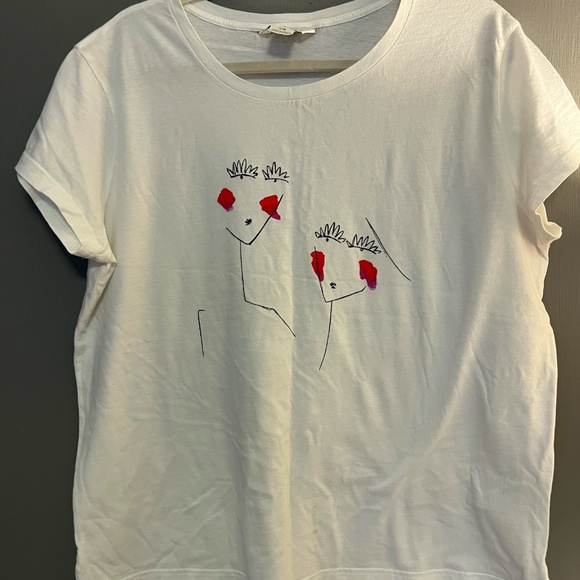 Club Monaco Tops - Club Monaco White Shirt‎ L